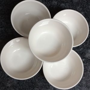 Corelle Set of 6 Sandstone 28 oz Bowls 3" High 6.25" round Cereal Soup Serving